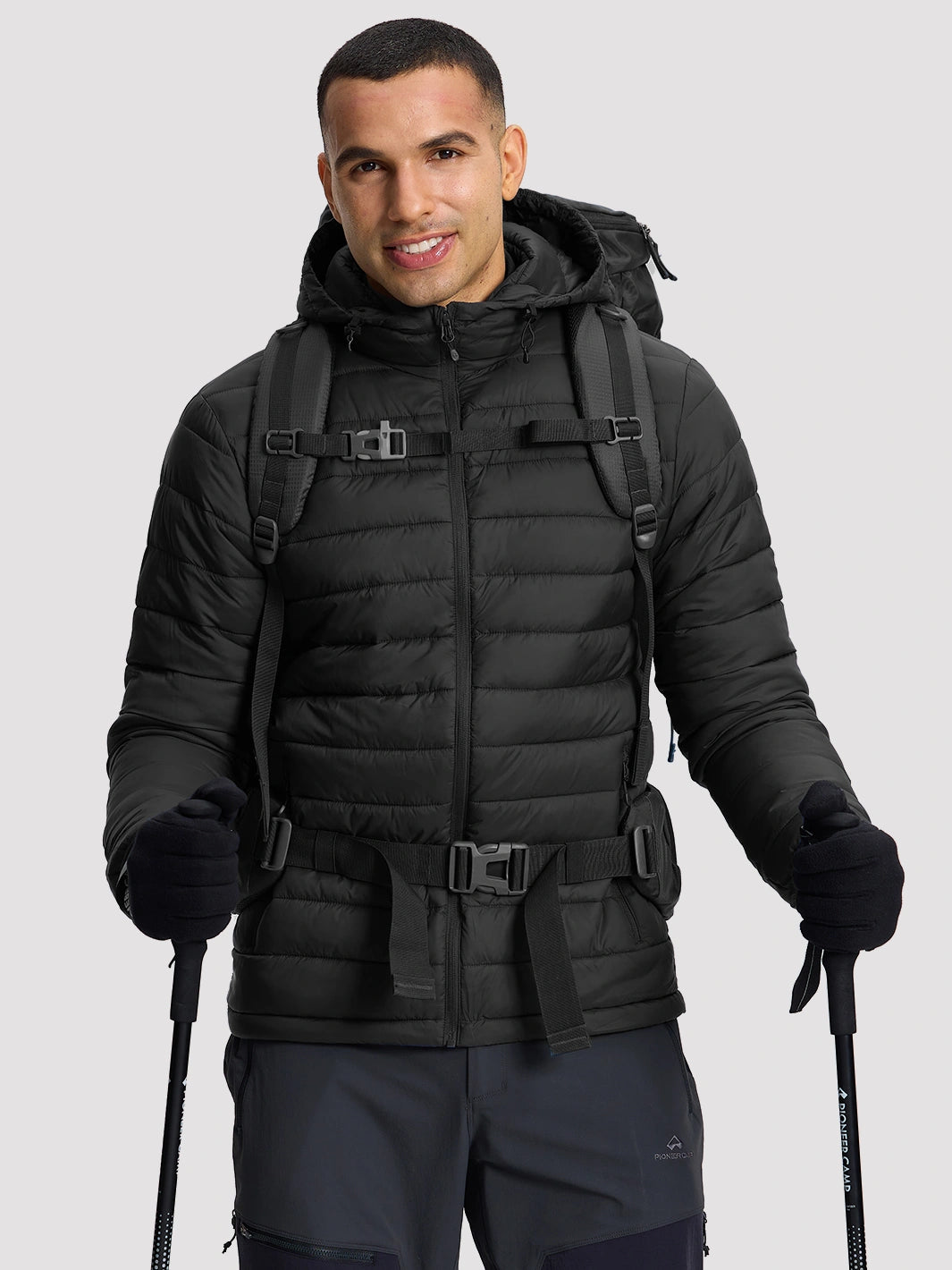 Men's Lightweight Packable Puffer Jacket PIONEER CAMP