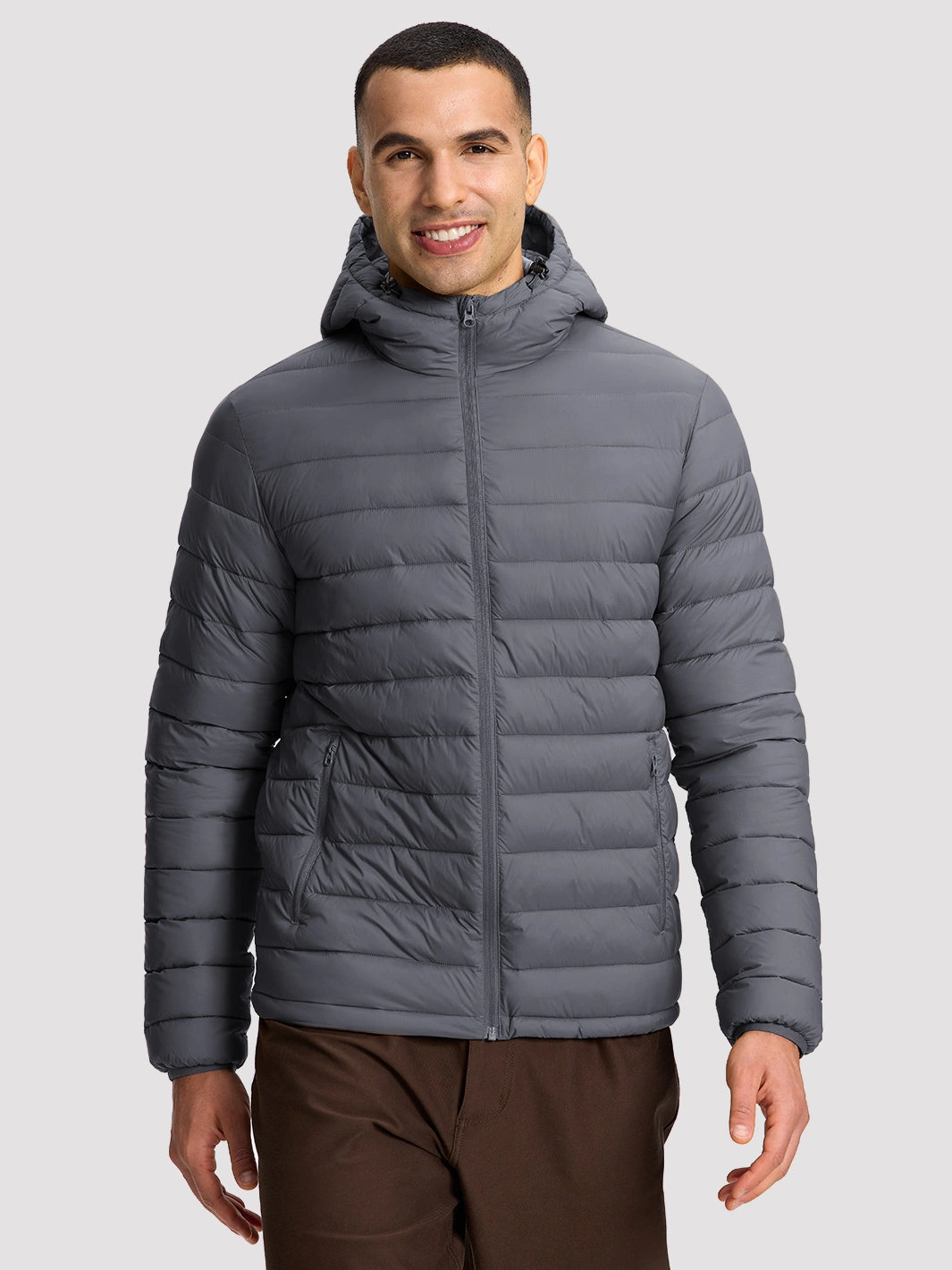 Men's Lightweight Packable Puffer Jacket PIONEER CAMP