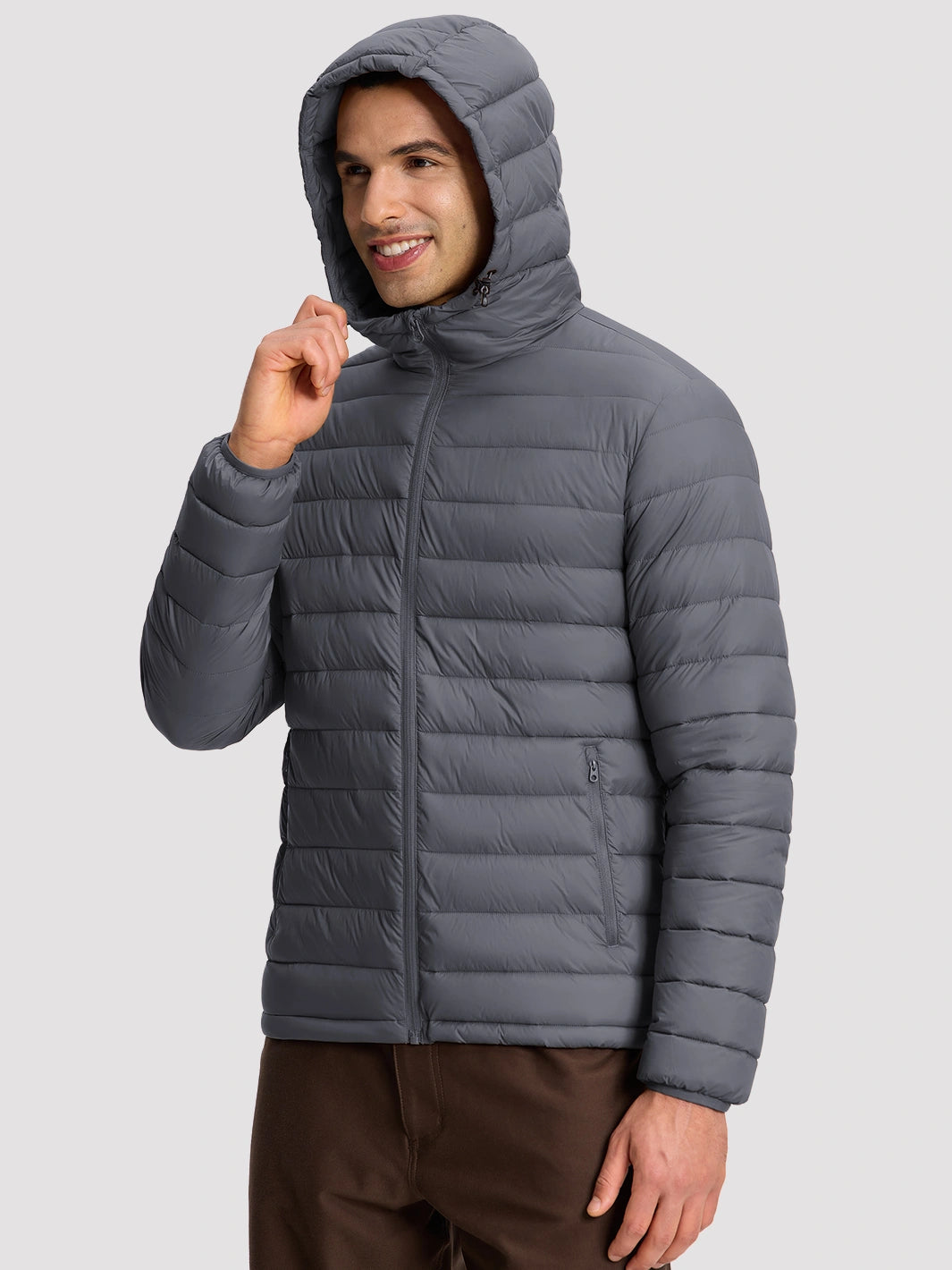 Men's Lightweight Packable Puffer Jacket PIONEER CAMP