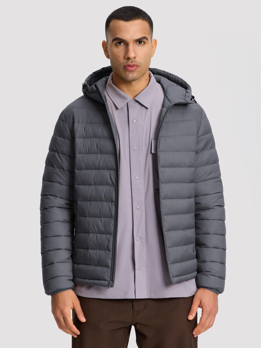 Men's Lightweight Packable Puffer Jacket PIONEER CAMP