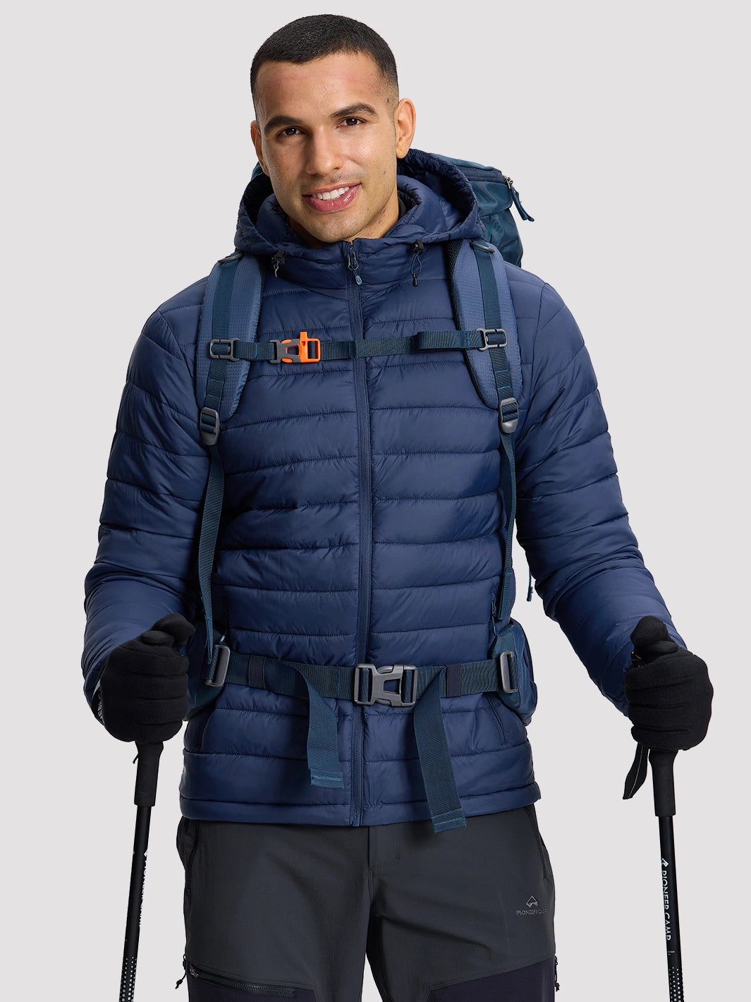 Men's Lightweight Packable Puffer Jacket PIONEER CAMP