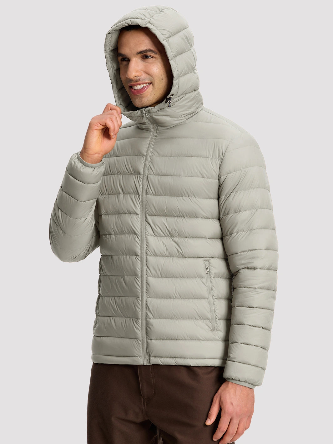 Men's Lightweight Packable Puffer Jacket PIONEER CAMP