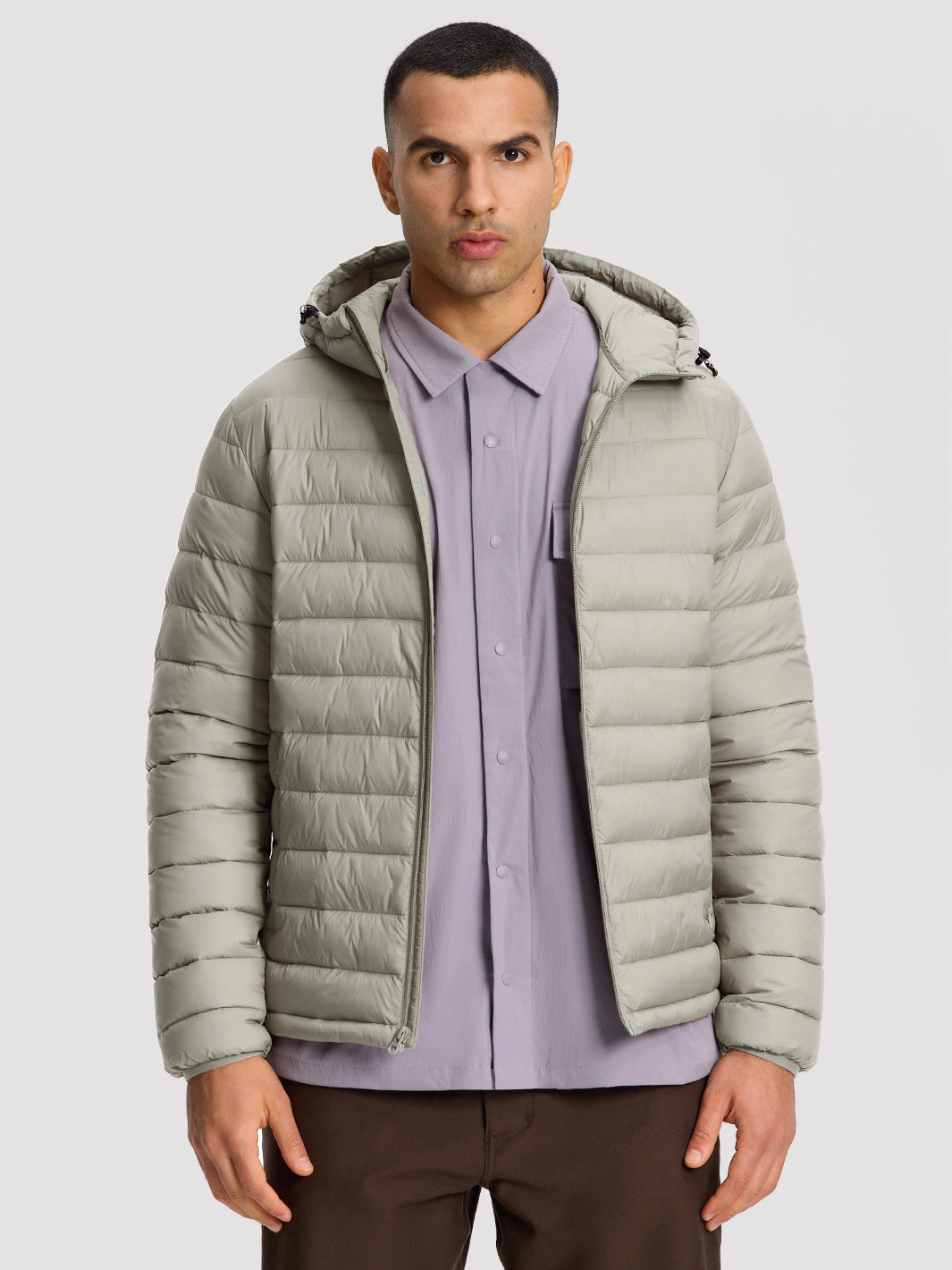 Men's Lightweight Packable Puffer Jacket PIONEER CAMP
