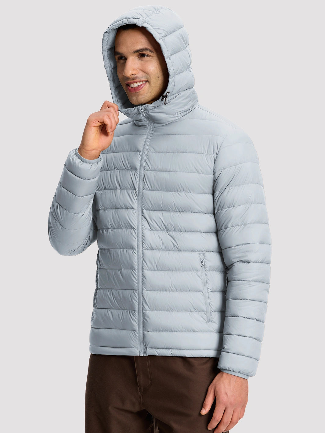 Men's Lightweight Packable Puffer Jacket PIONEER CAMP