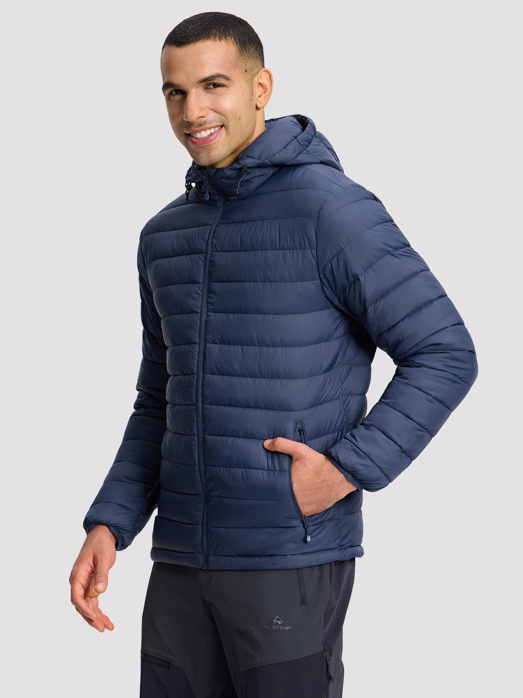 Men's Lightweight Packable Puffer Jacket PIONEER CAMP