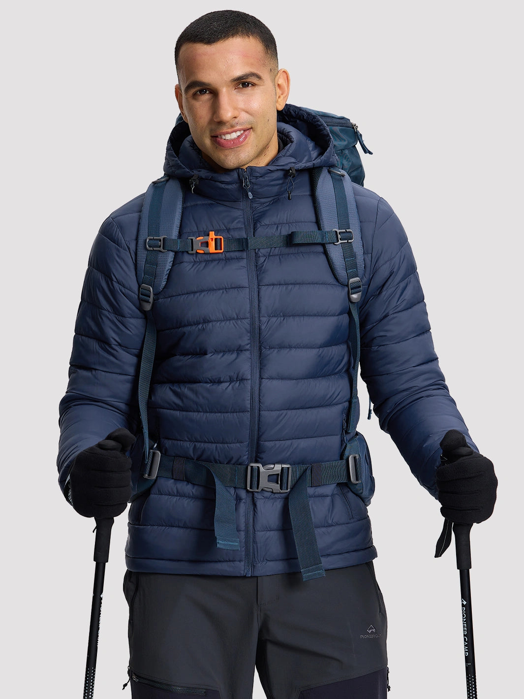 Men's Lightweight Packable Puffer Jacket PIONEER CAMP