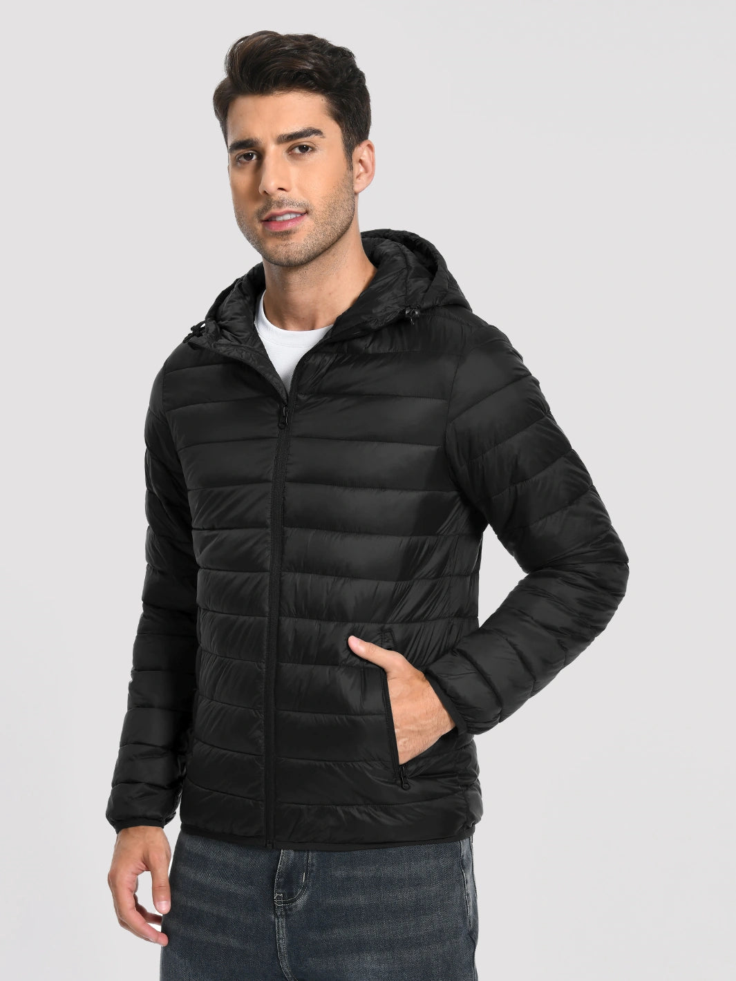 Men's Lightweight Packable Puffer Jacket
