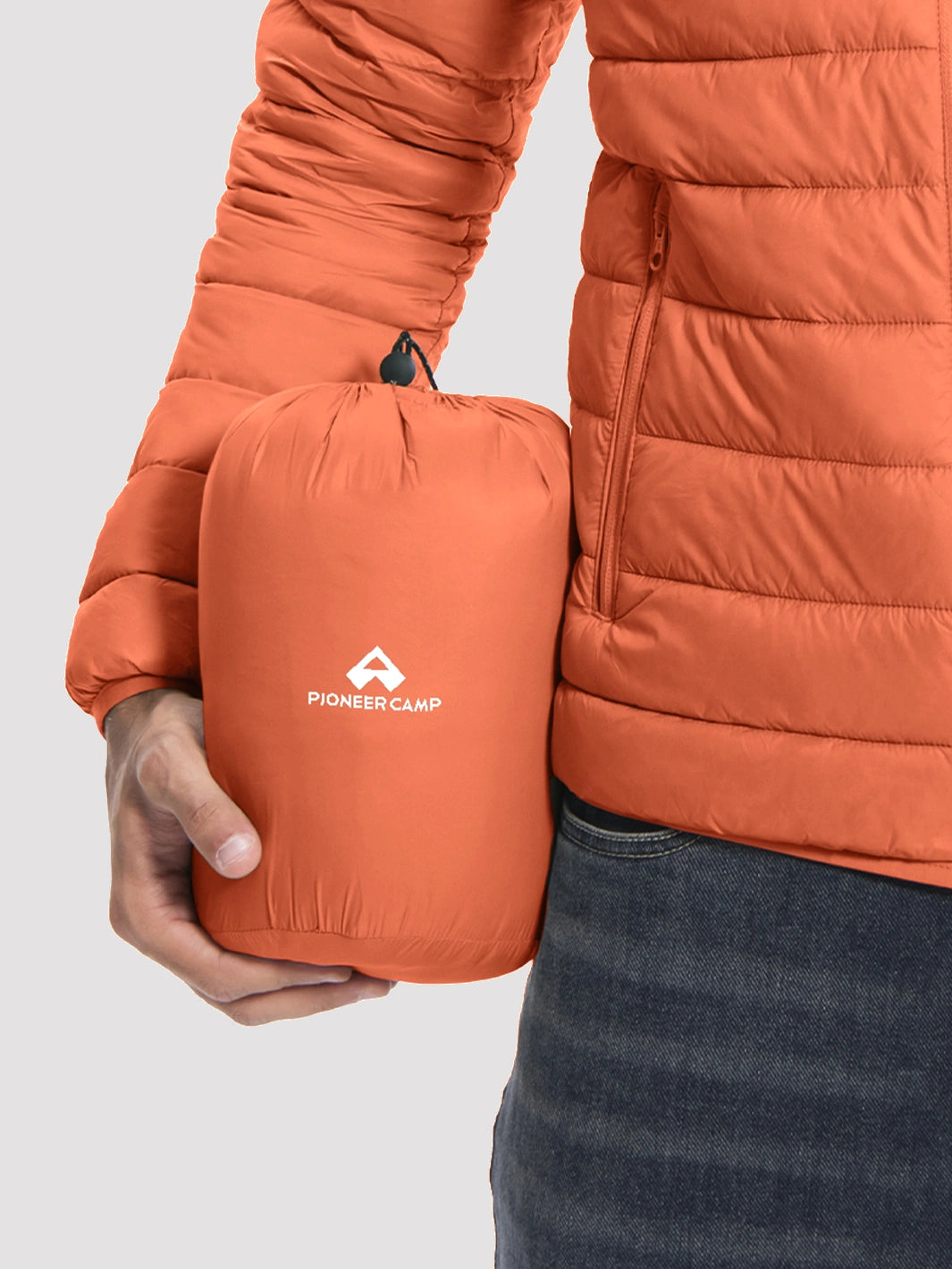 Men's Lightweight Packable Puffer Jacket PIONEER CAMP