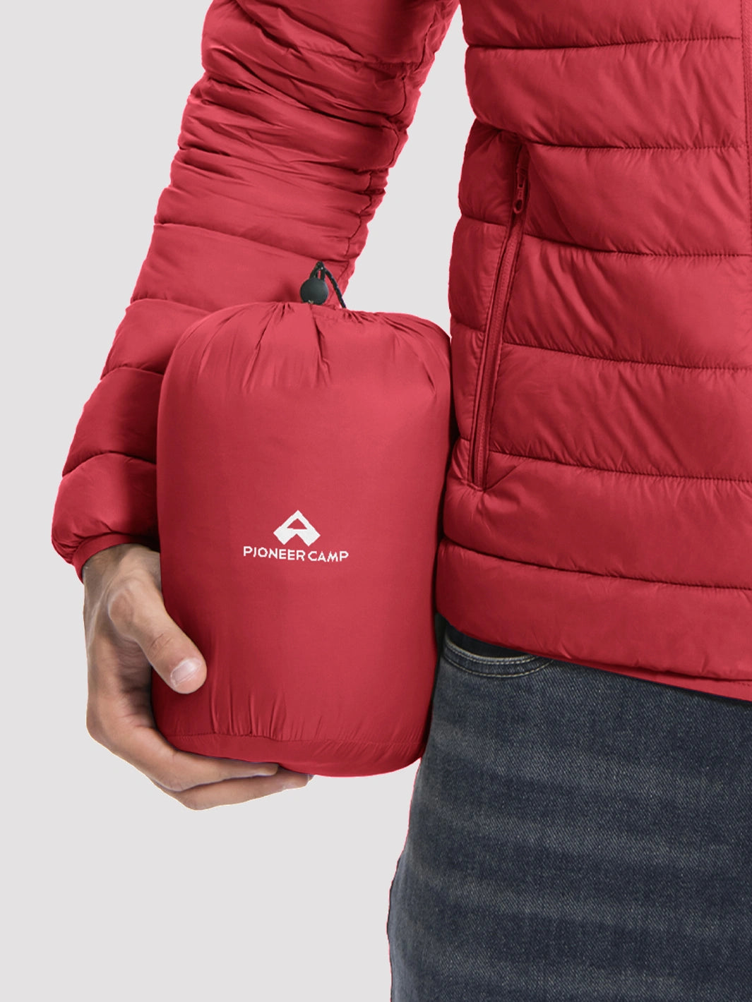 Men's Lightweight Packable Puffer Jacket PIONEER CAMP