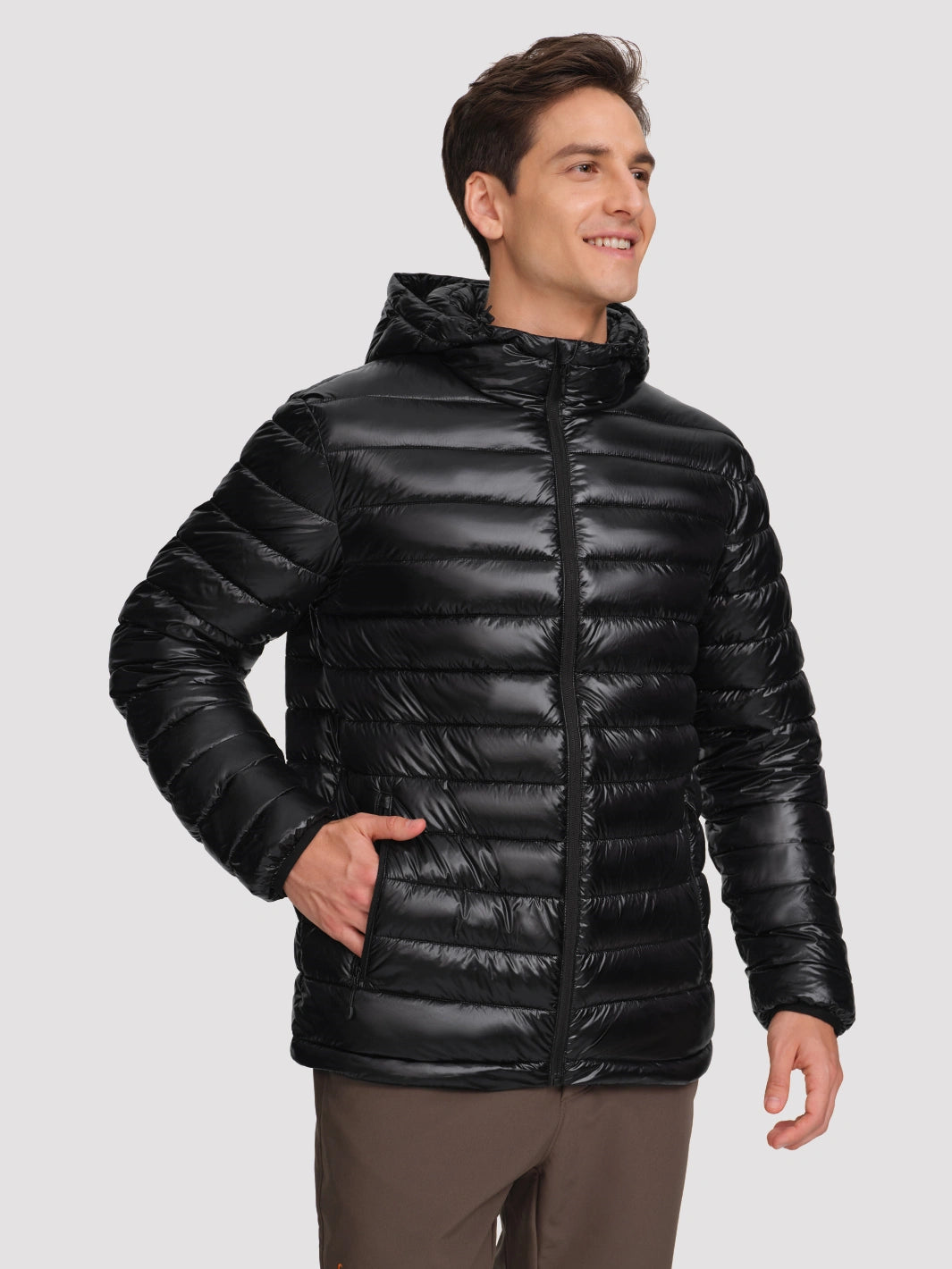 Men's Lightweight Packable Puffer Jacket PIONEER CAMP