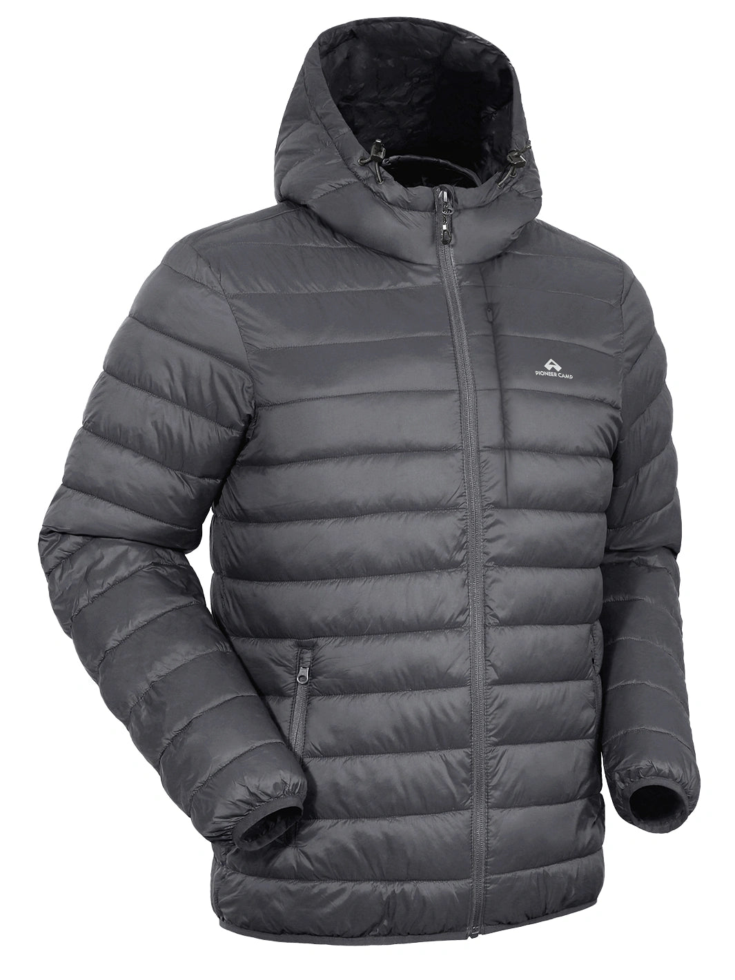 Men's Lightweight Packable Puffer Jacket with Chest Pocket