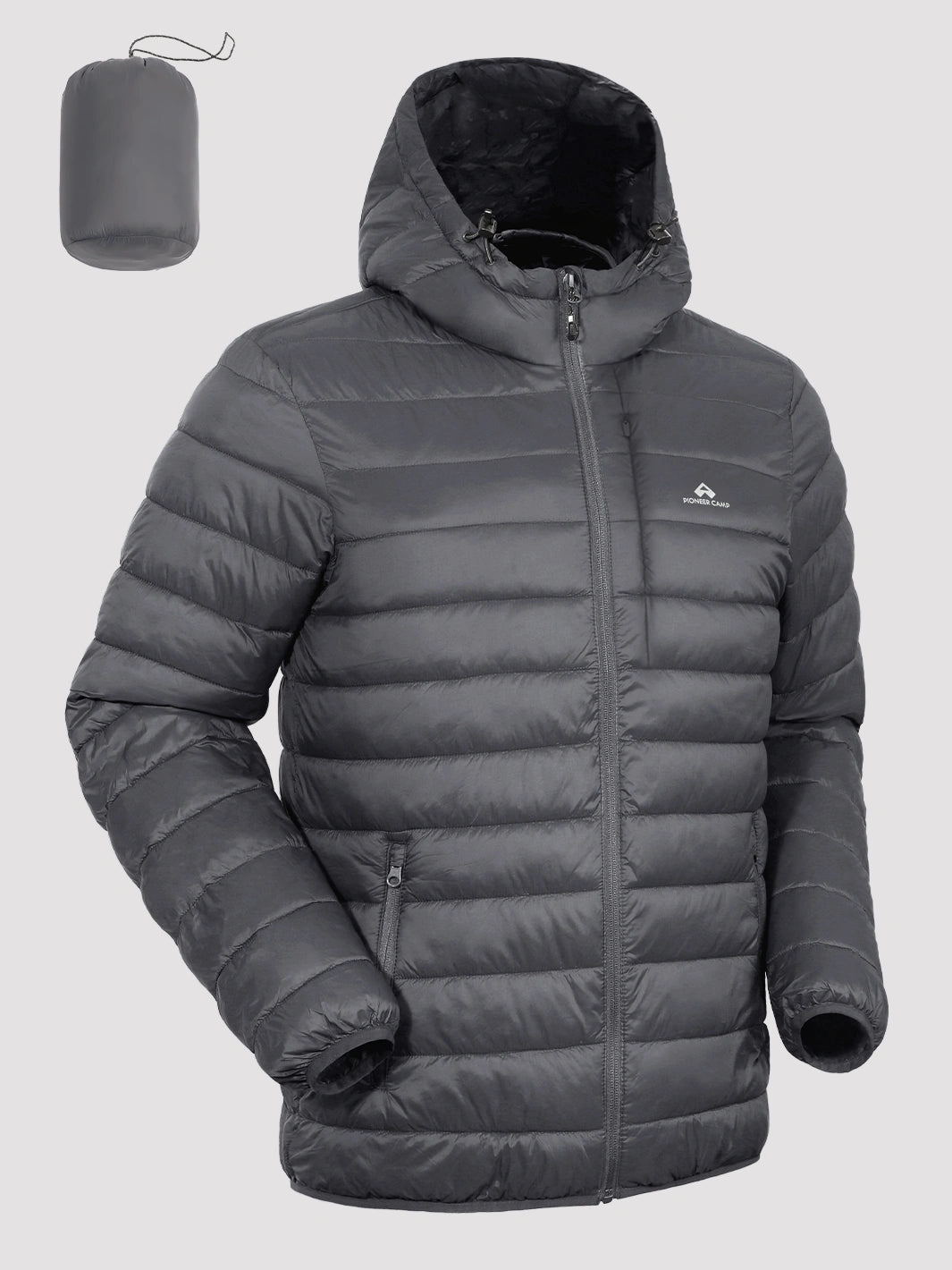 Men's Lightweight Packable Puffer Jacket with Chest Pocket PIONEER CAMP