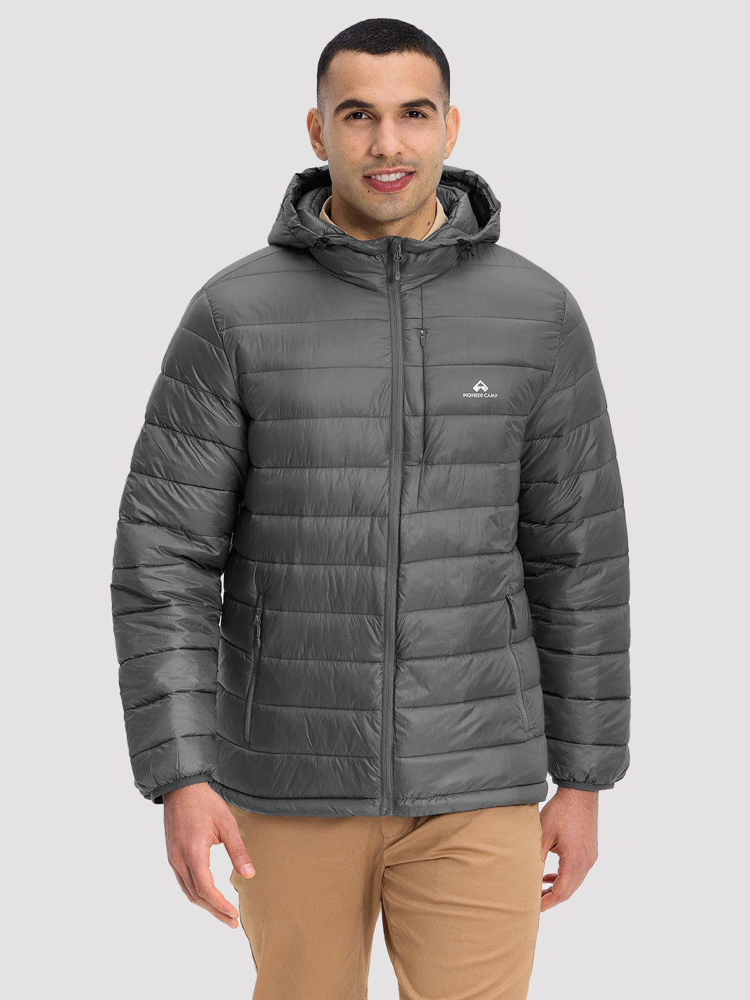Men's Lightweight Packable Puffer Jacket PIONEER CAMP
