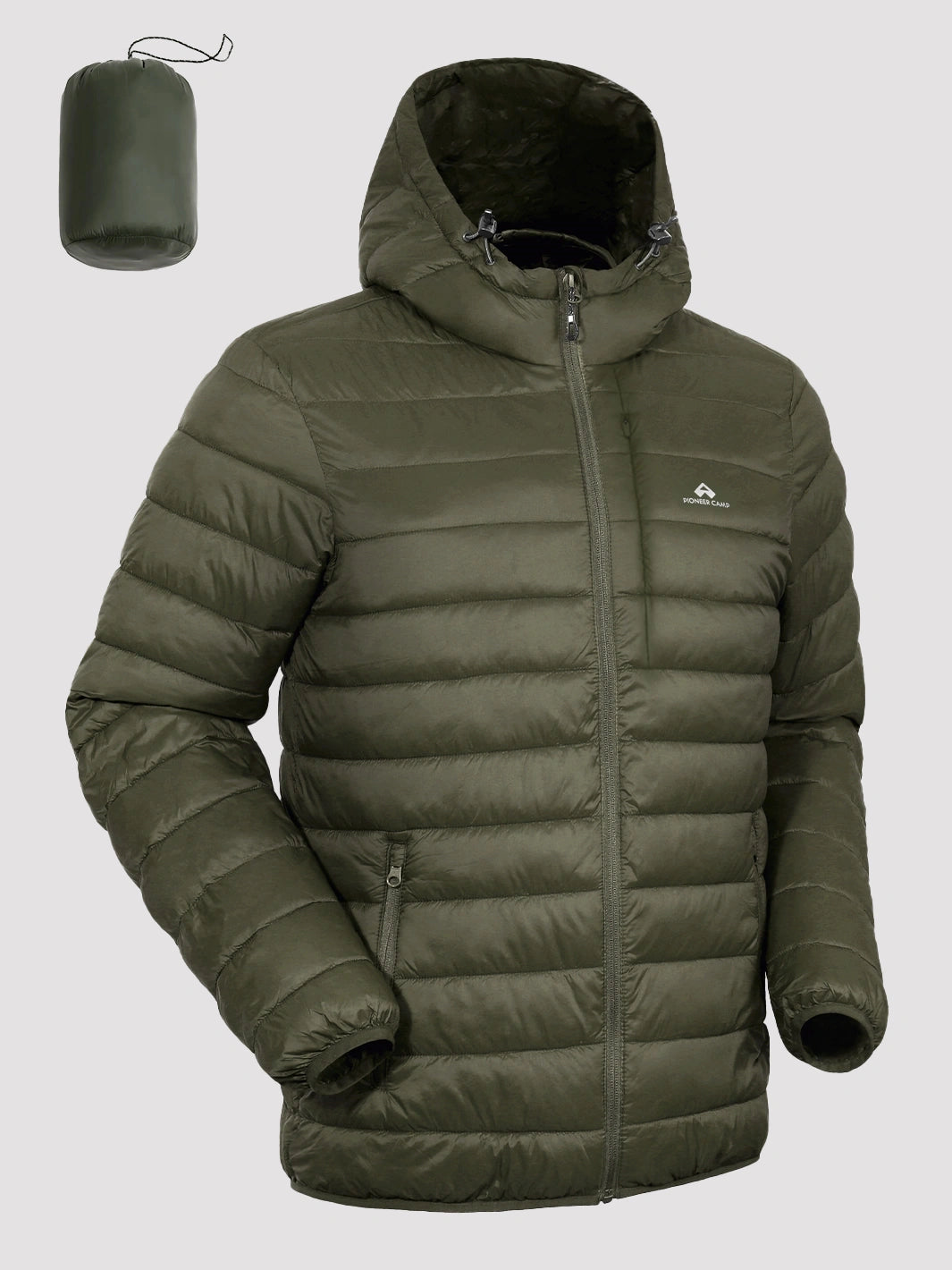 Men's Lightweight Packable Puffer Jacket PIONEER CAMP