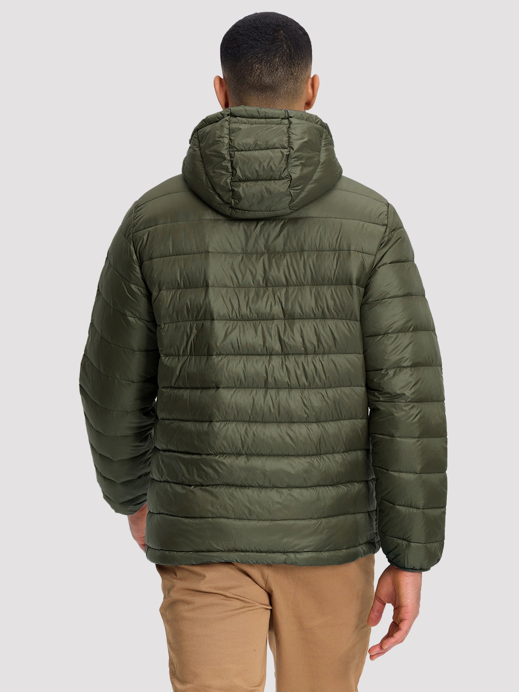 Men's Lightweight Packable Puffer Jacket PIONEER CAMP