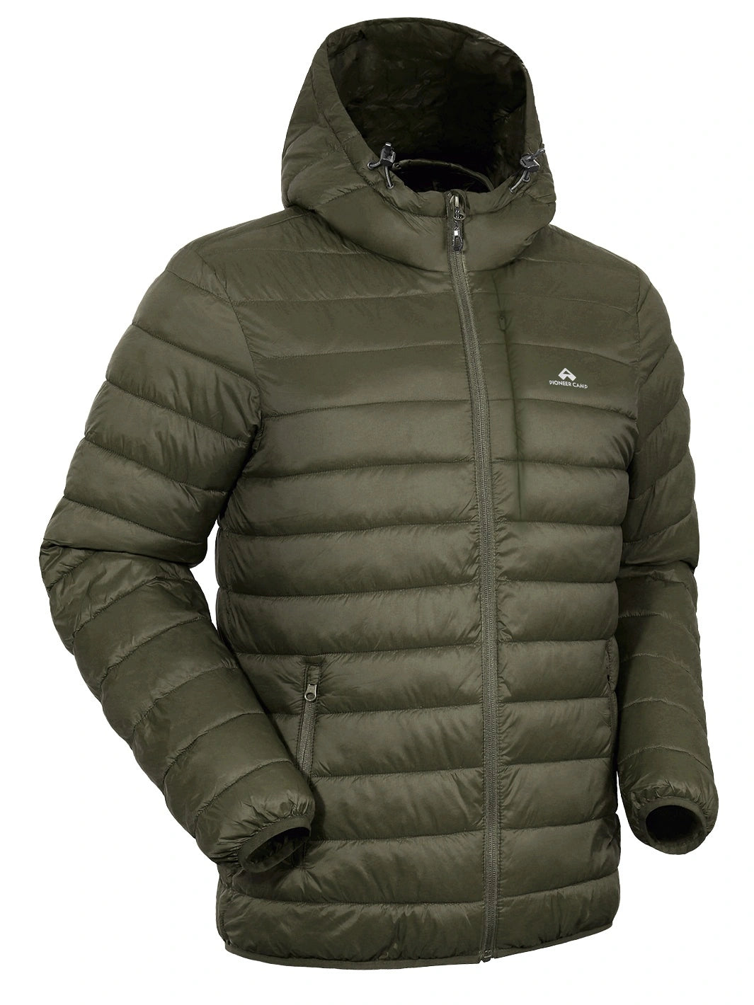 Men's Lightweight Packable Puffer Jacket with Chest Pocket