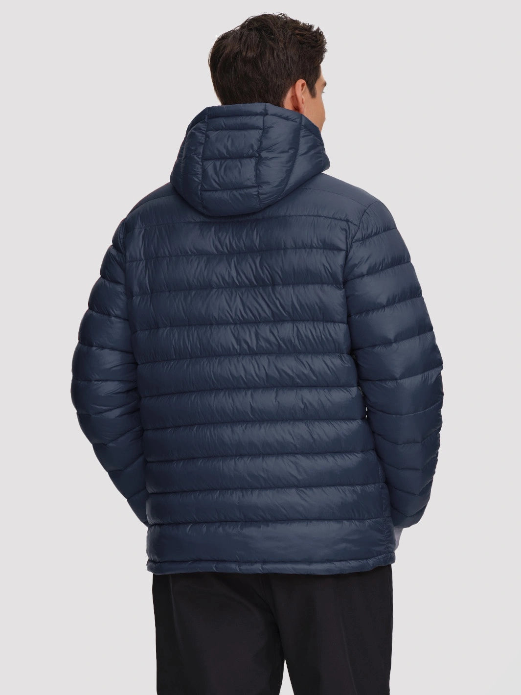 Men's Lightweight Packable Puffer Jacket with Chest Pocket
