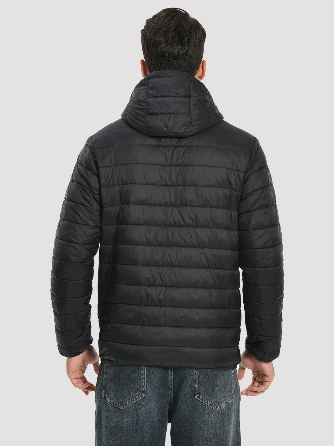 Men's Lightweight Packable Puffer Jacket with Chest Pocket
