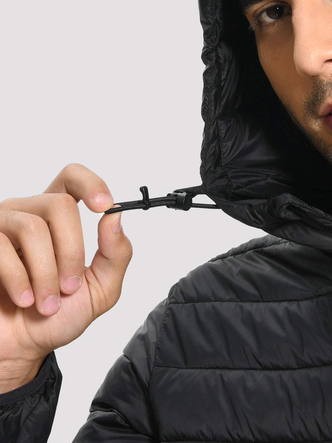 Men's Lightweight Packable Puffer Jacket with Chest Pocket