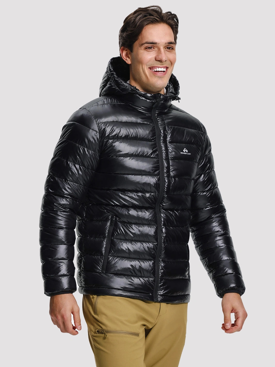 Men's Lightweight Packable Puffer Jacket PIONEER CAMP