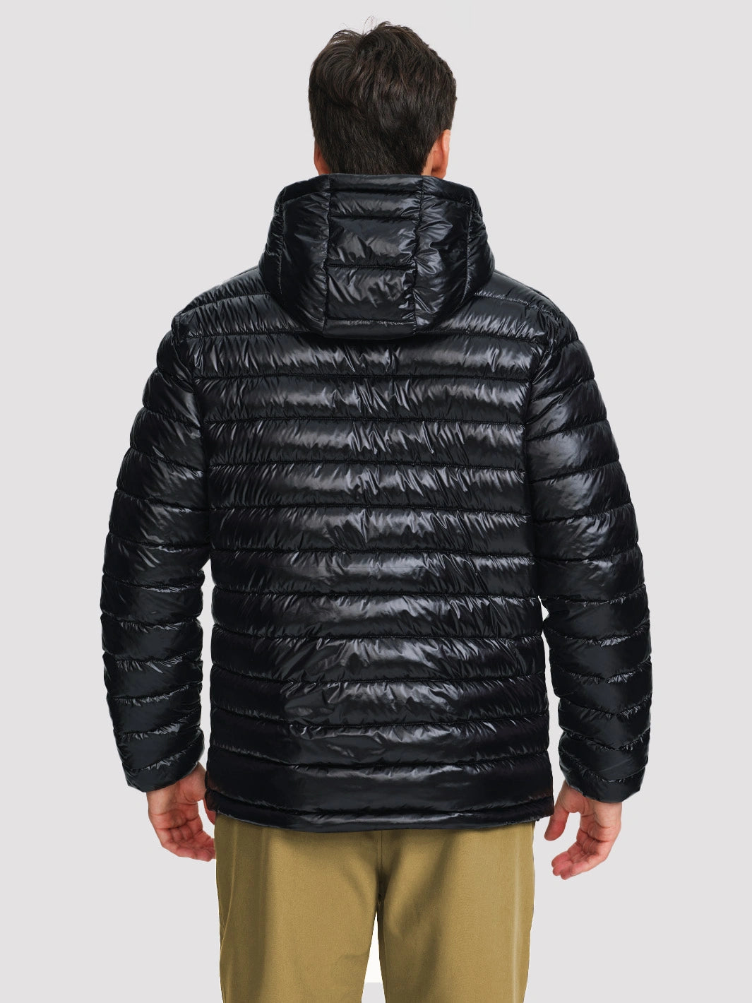 Men's Lightweight Packable Puffer Jacket with Chest Pocket