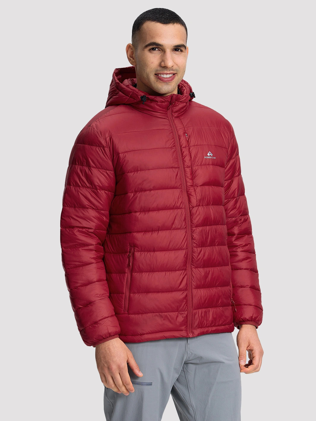 Men's Lightweight Packable Puffer Jacket PIONEER CAMP