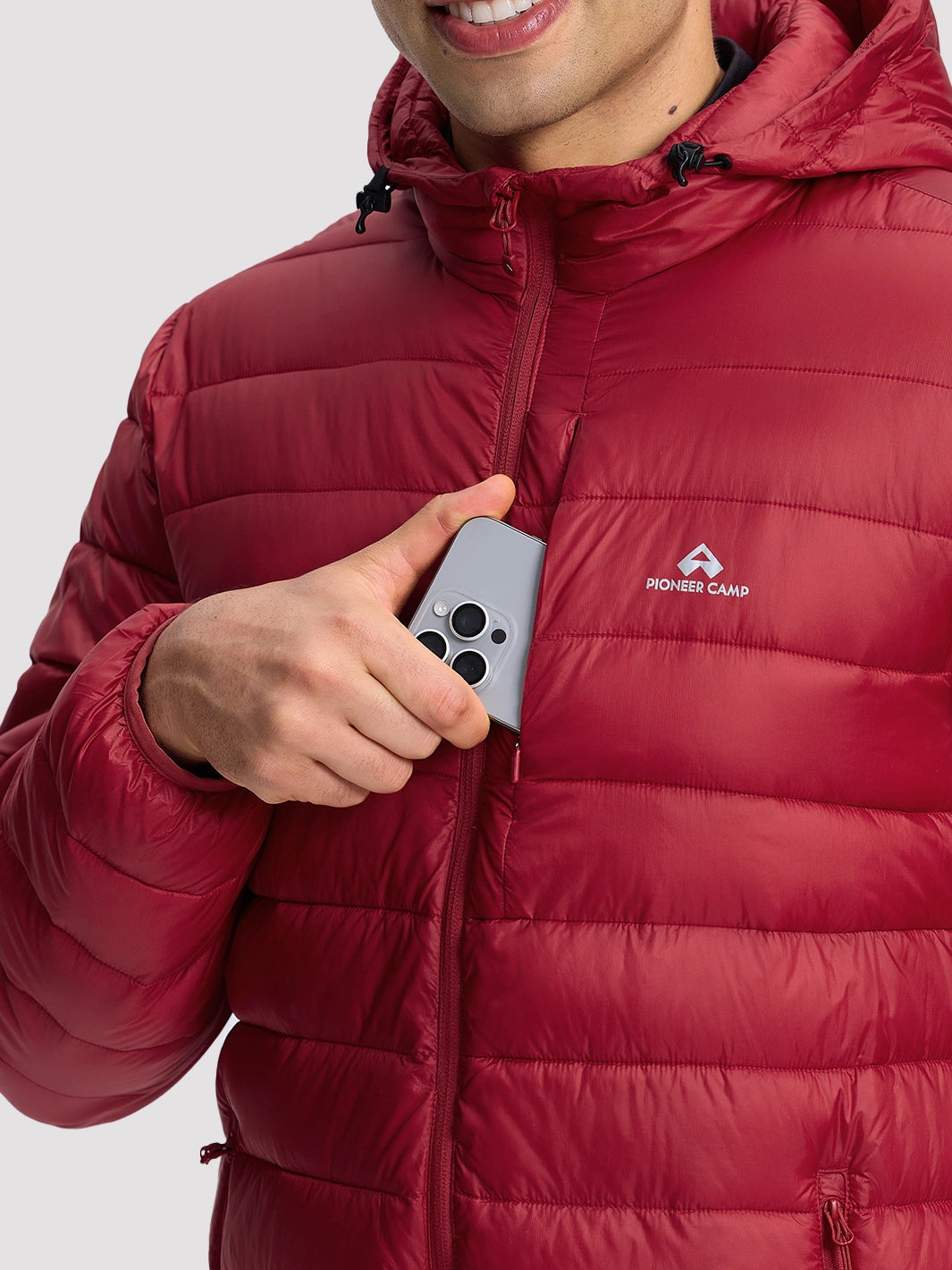 Men's Lightweight Packable Puffer Jacket PIONEER CAMP