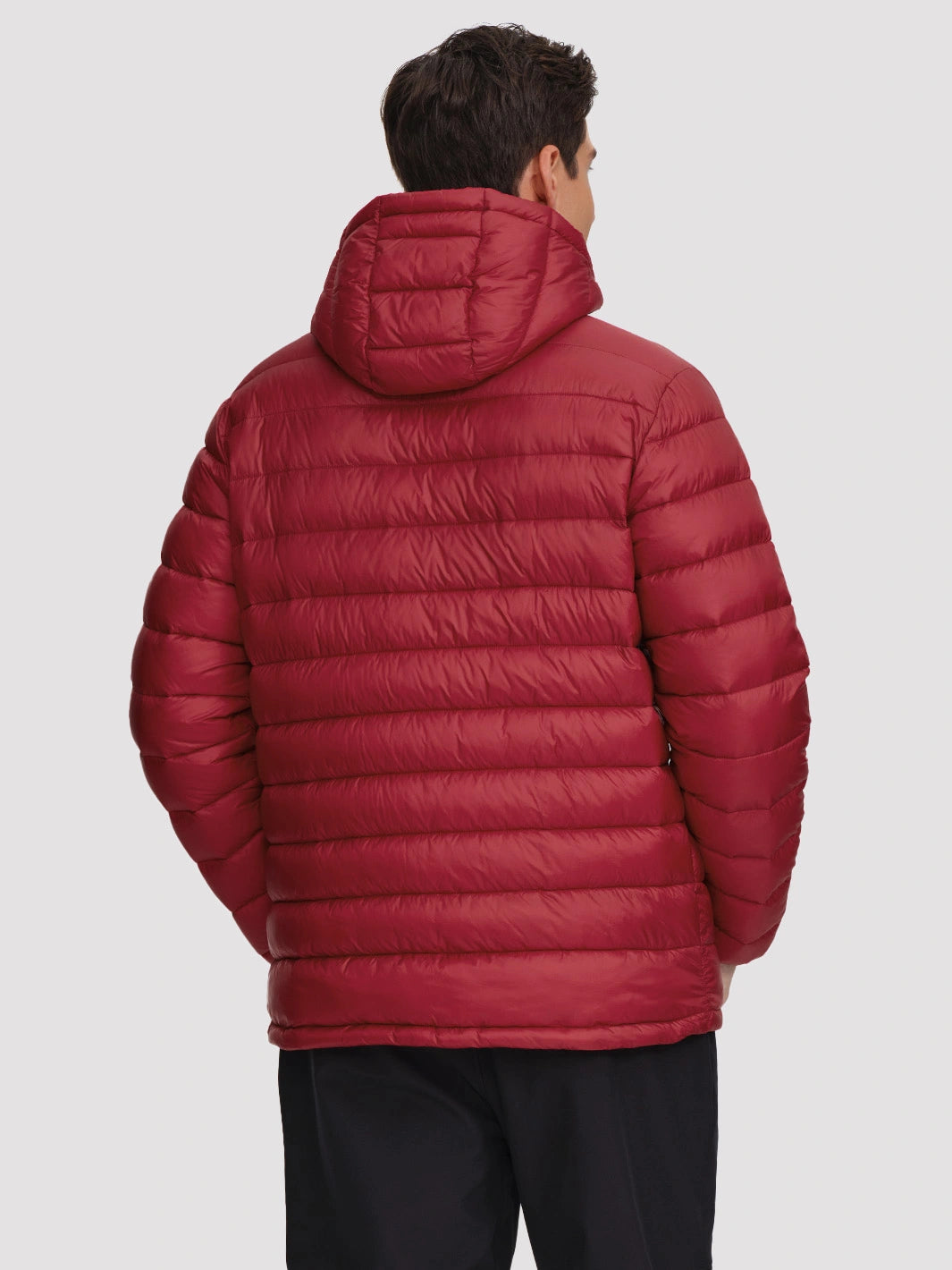 Men's Lightweight Packable Puffer Jacket with Chest Pocket