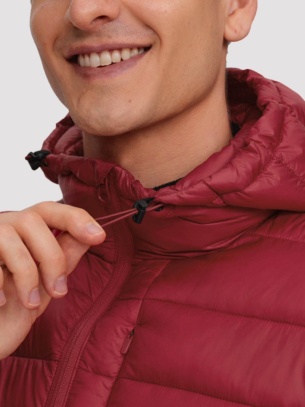 Men's Lightweight Packable Puffer Jacket with Chest Pocket