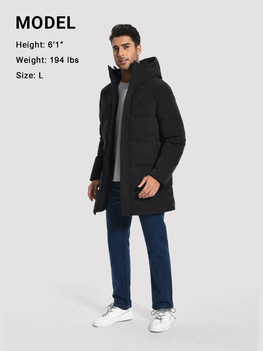 Men's Hooded Waterproof Winter Parka