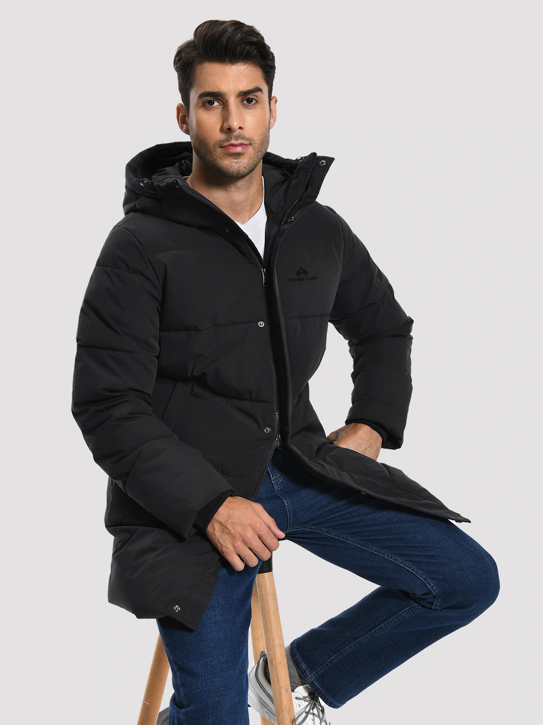 Men's Hooded Waterproof Winter Parka
