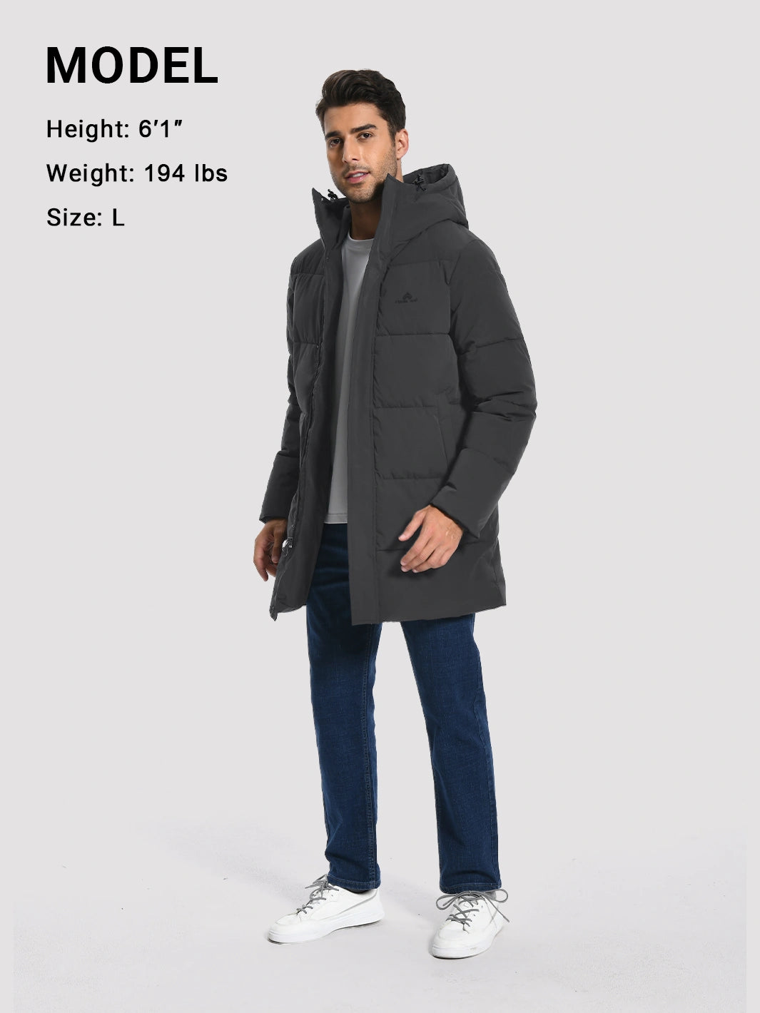 Men's Hooded Waterproof Winter Parka