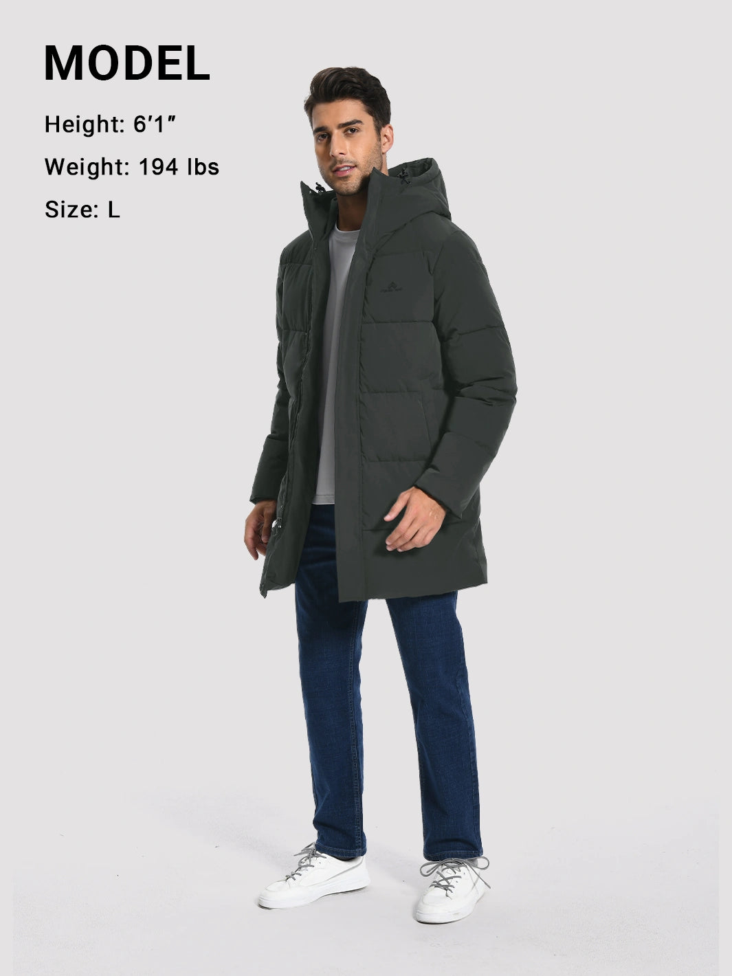 Men's Hooded Waterproof Winter Parka