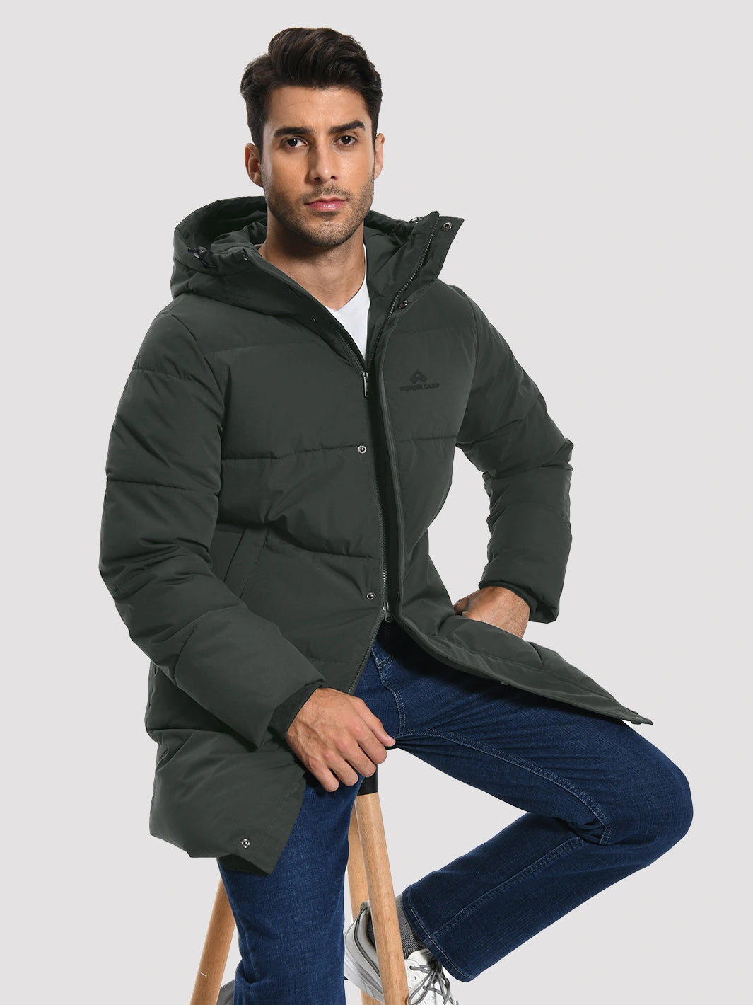 Men's Hooded Waterproof Winter Parka