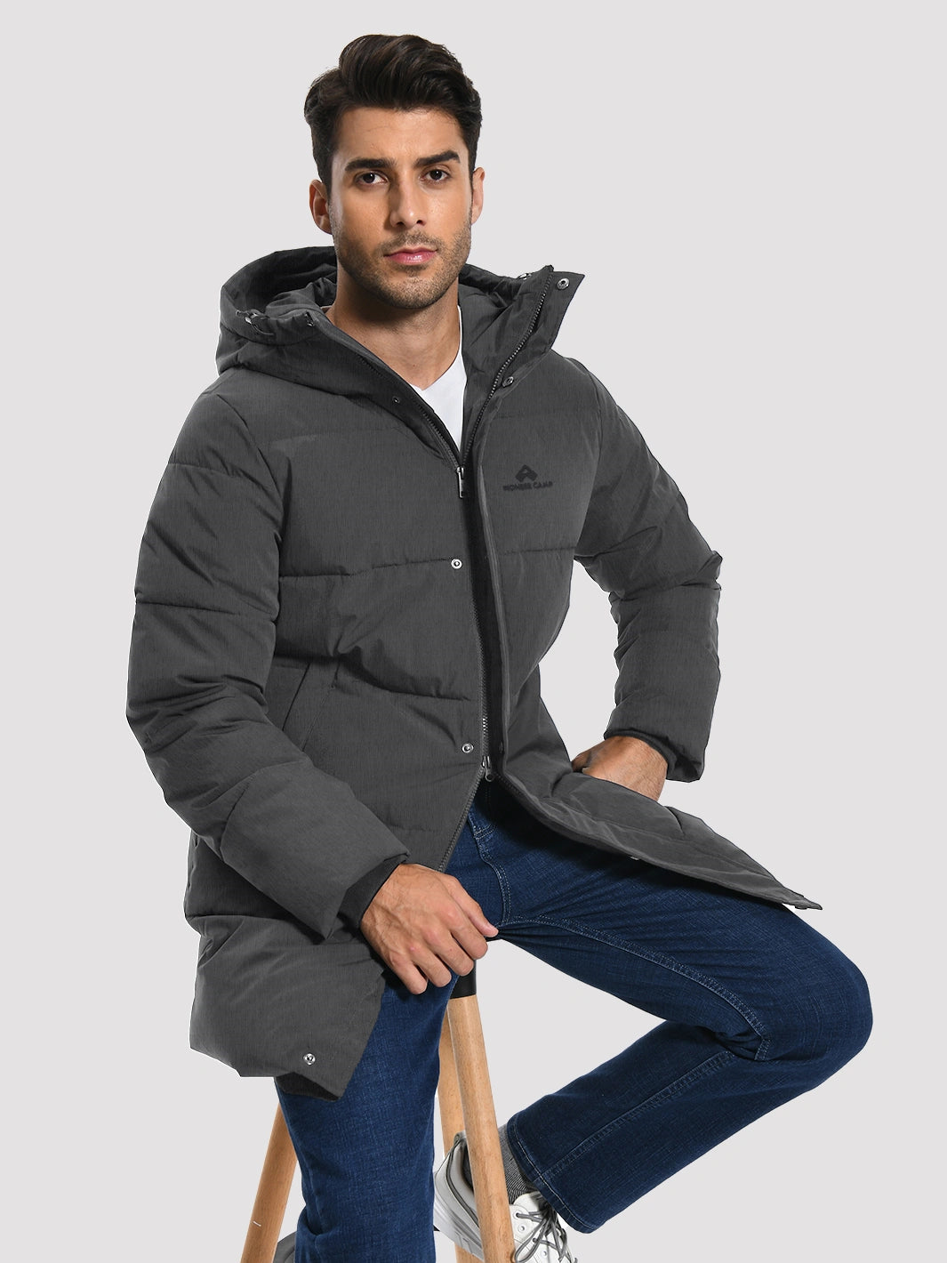 Men's Hooded Waterproof Winter Parka