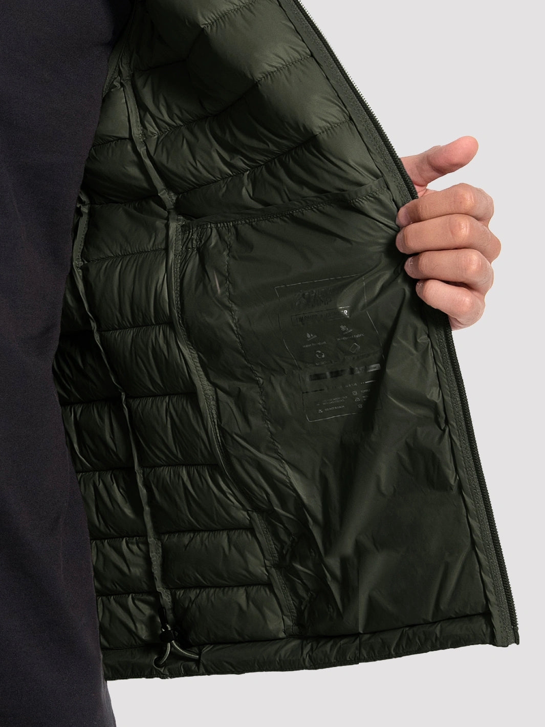 Men's Lightweight Packable Puffer Vest with 4 Pockets