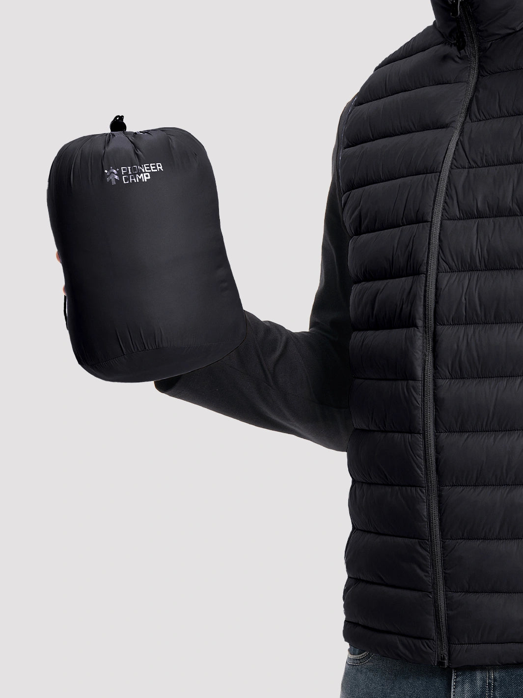 Men's Lightweight Packable Puffer Vest with 4 Pockets