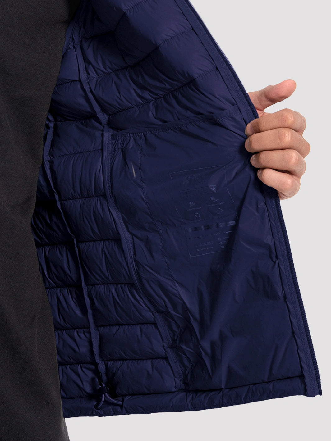 Men's Lightweight Packable Puffer Vest with 4 Pockets