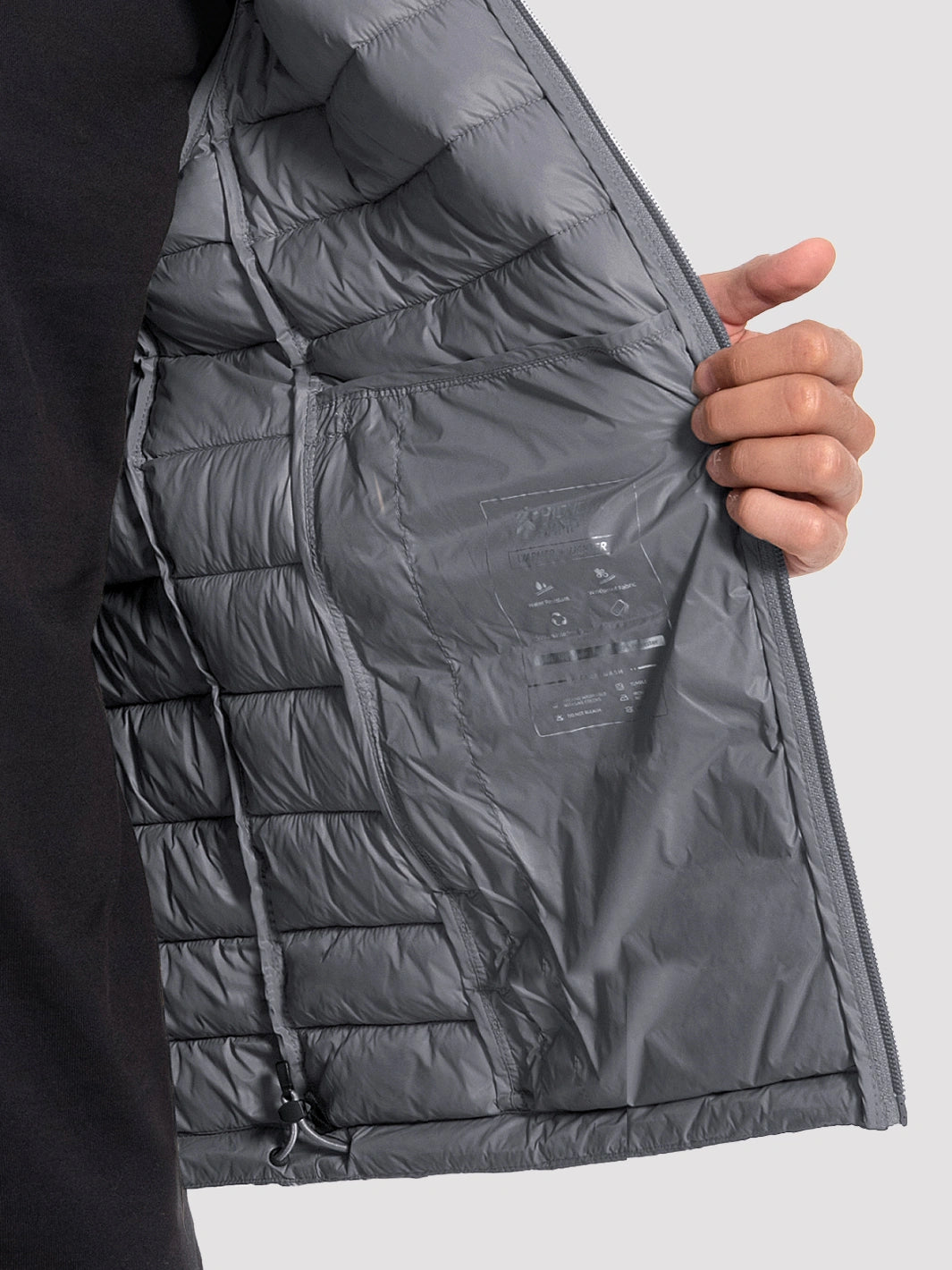 Men's Lightweight Packable Puffer Vest with 4 Pockets