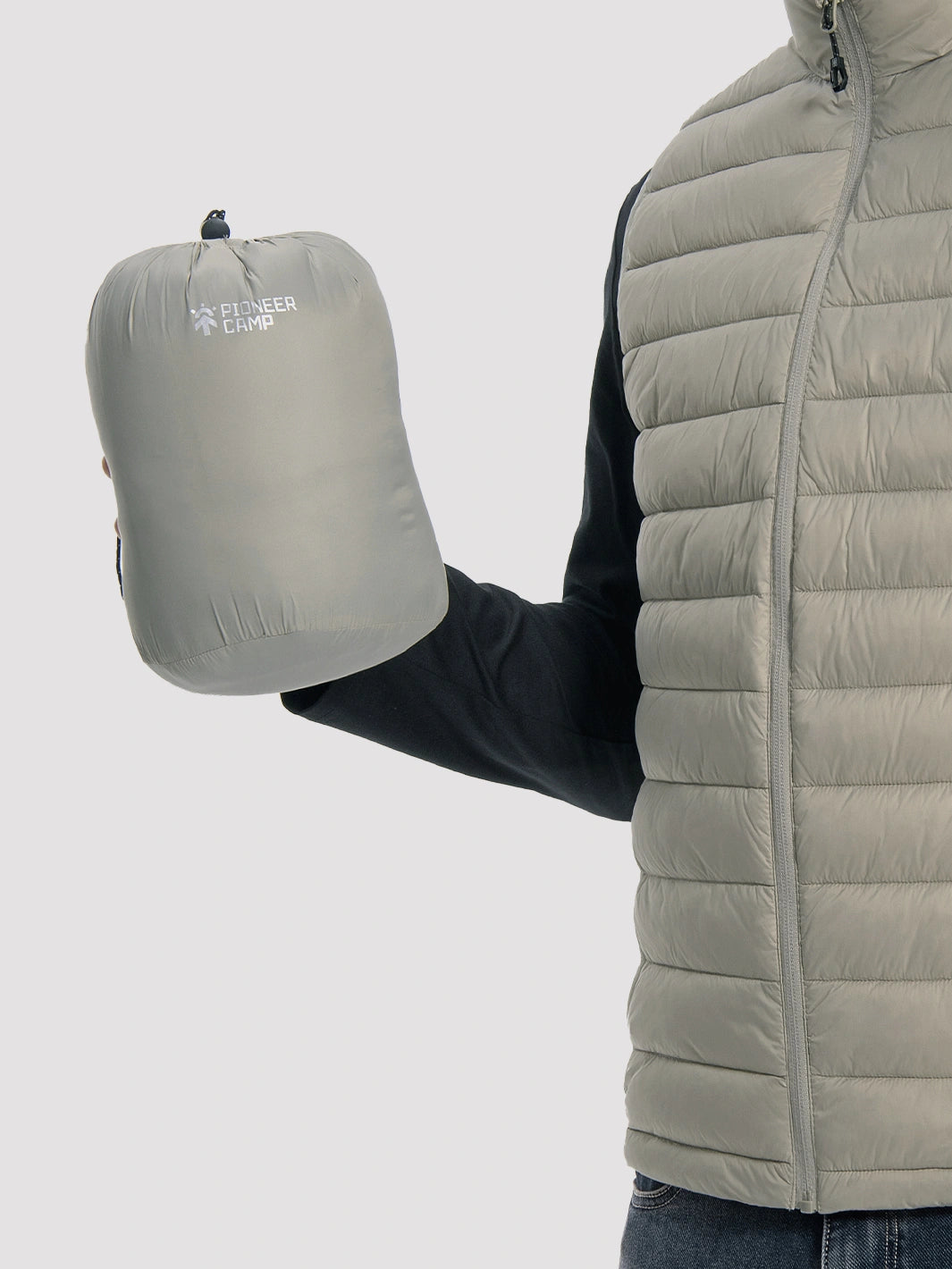 Men's Lightweight Packable Puffer Vest with 4 Pockets