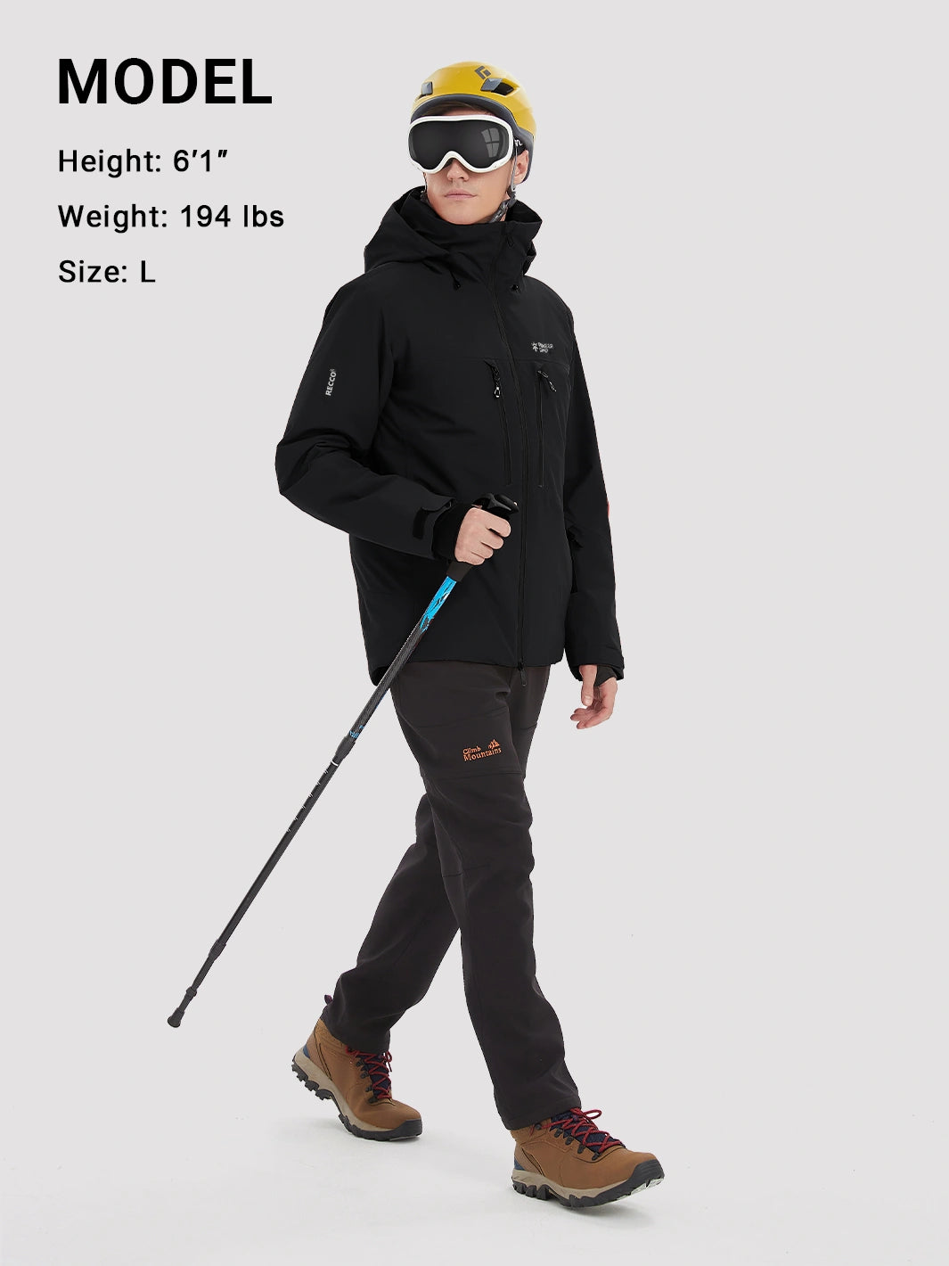 Men's RECCO® Waterproof Insulated Ski Jacket