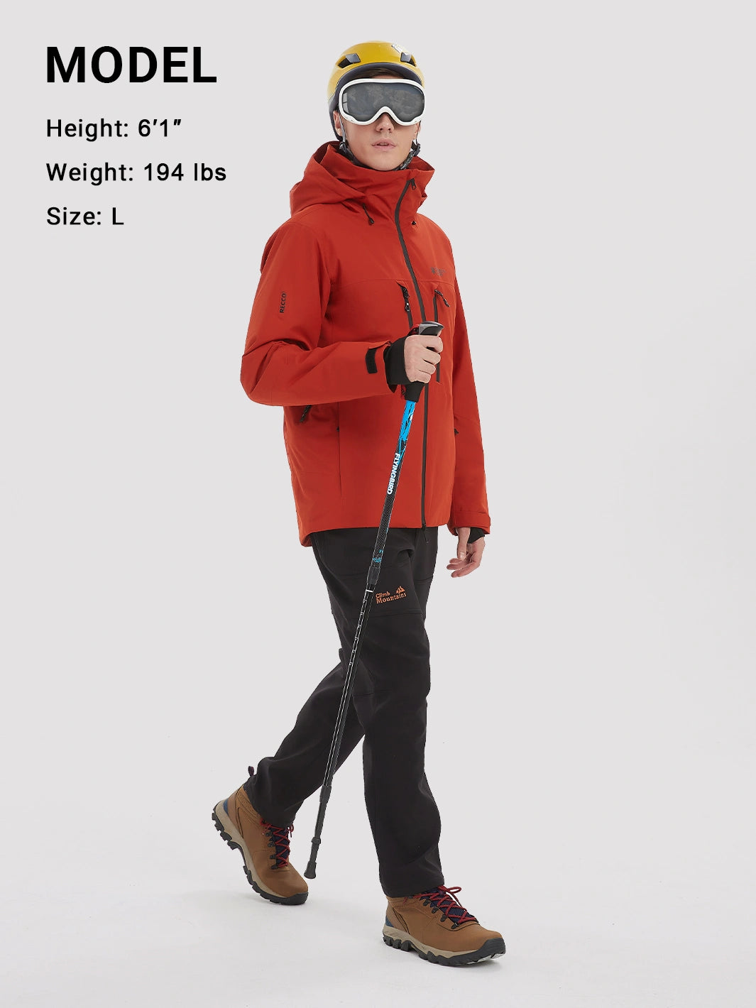 Men's RECCO® Waterproof Insulated Ski Jacket