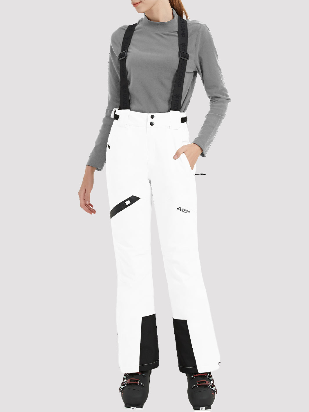 Women's Waterproof Insulated Ski Bib Pants