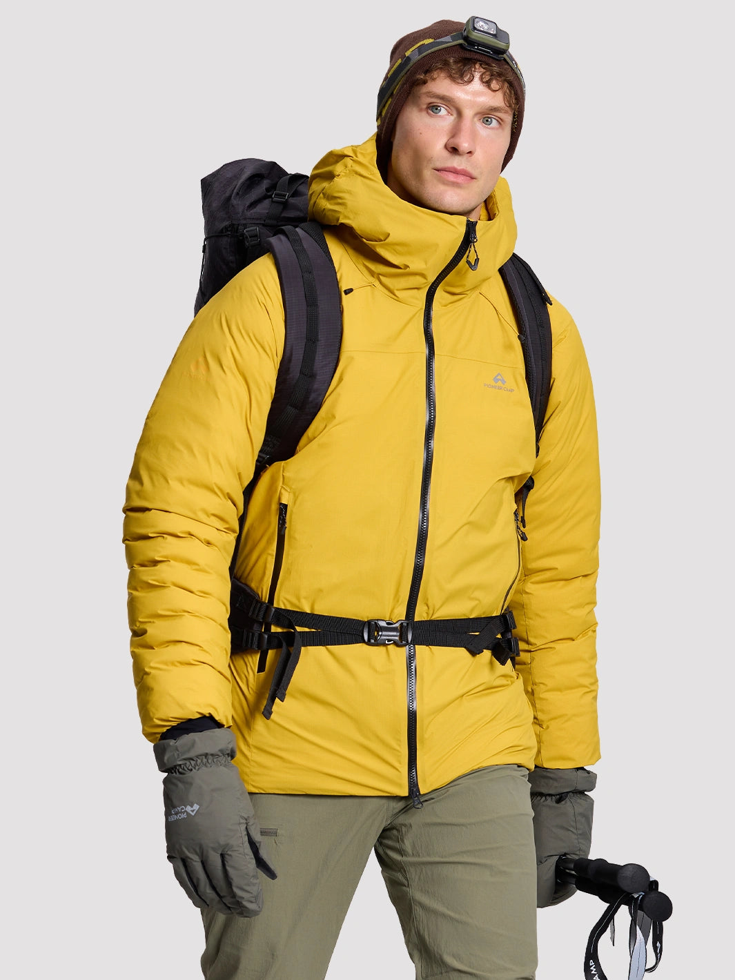 Men's Toray 2L Waterproof 800 Fill Power Goose Down Jacket PIONEER CAMP