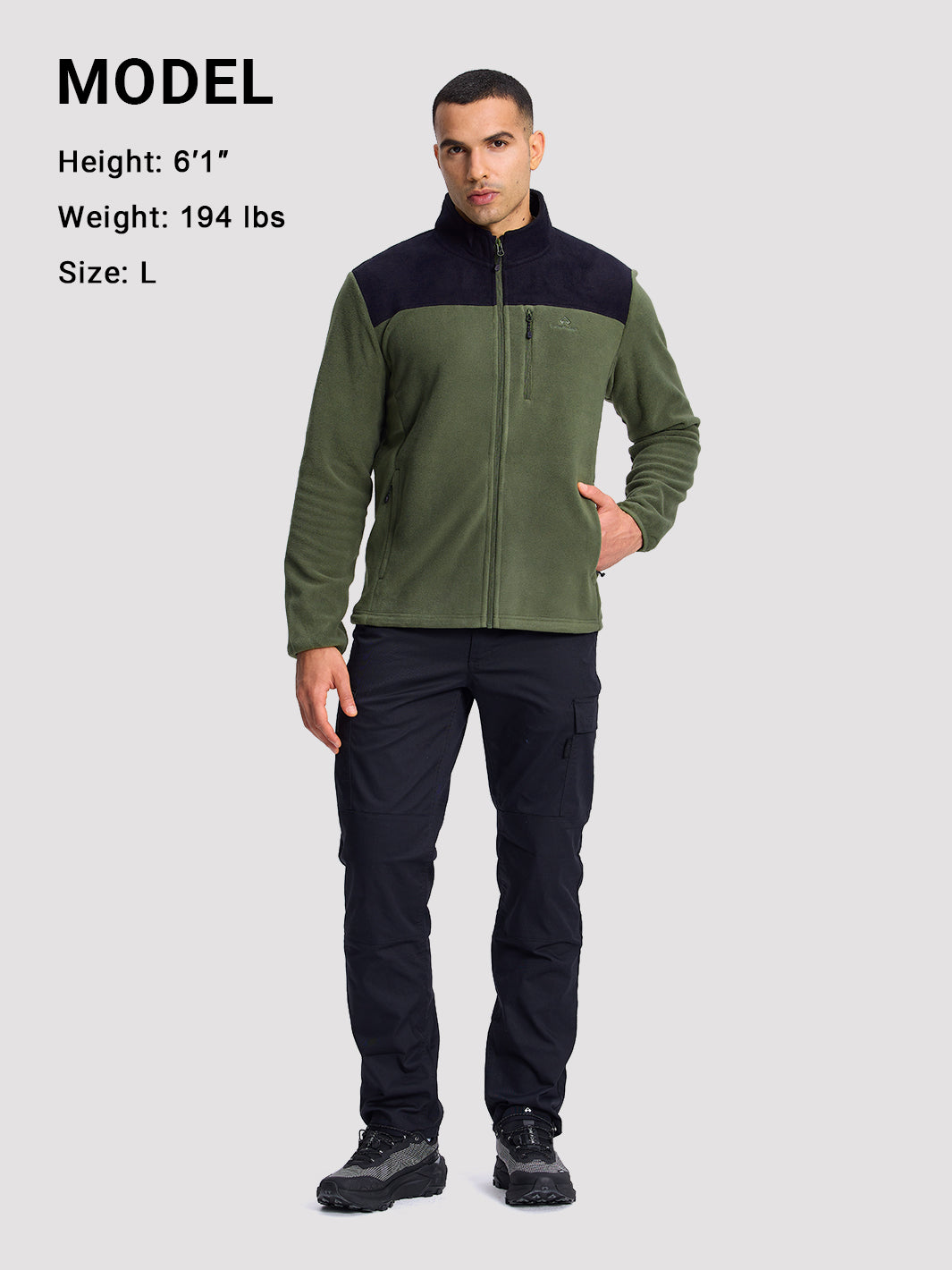 Men's Anti-Static Fleece Jacket PIONEER CAMP