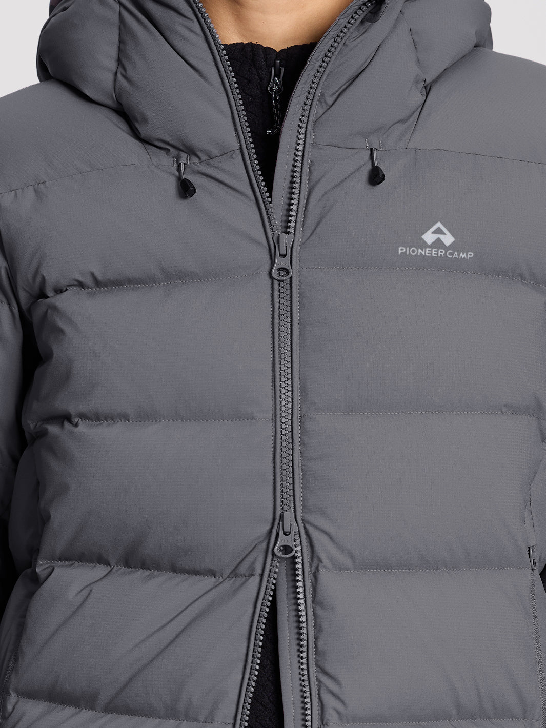 POLARIS Women's 800 Fill Goose Down Hooded Jacket Pioneer Camp