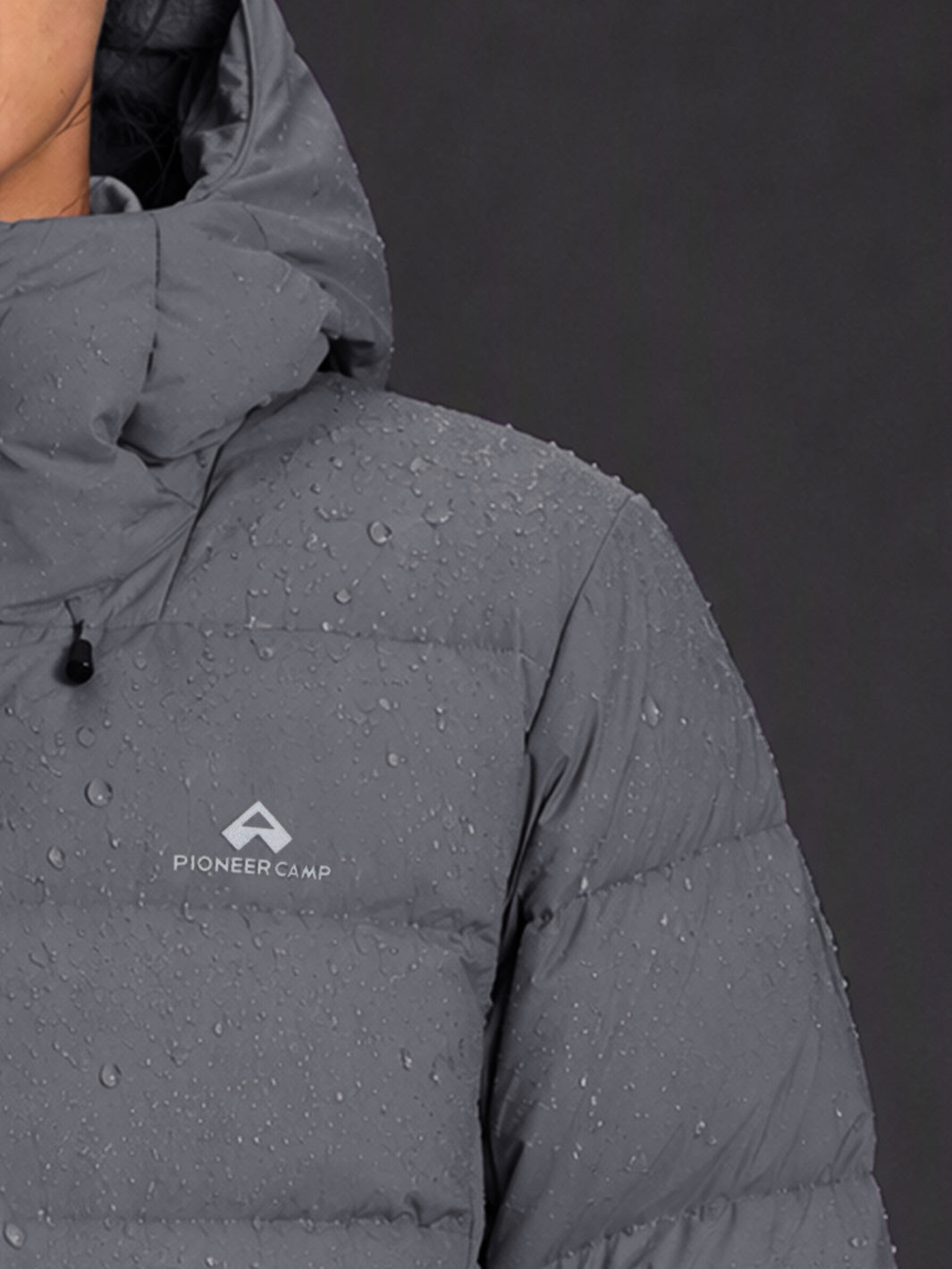 POLARIS Women's 800 Fill Goose Down Hooded Jacket Pioneer Camp