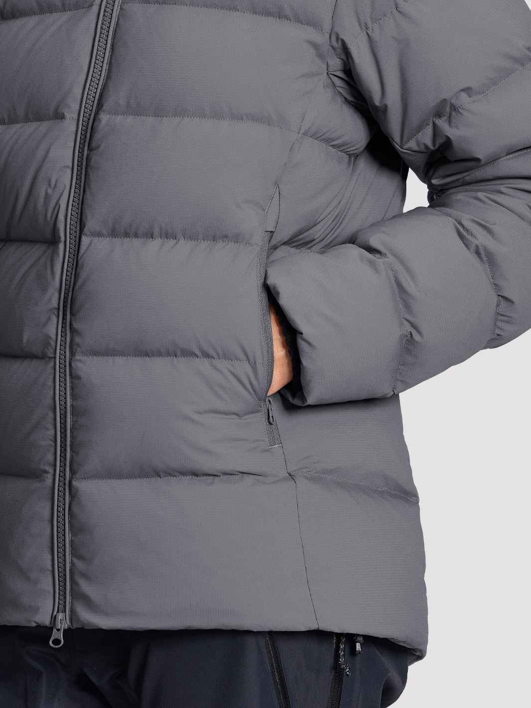 POLARIS Women's 800 Fill Goose Down Hooded Jacket Pioneer Camp