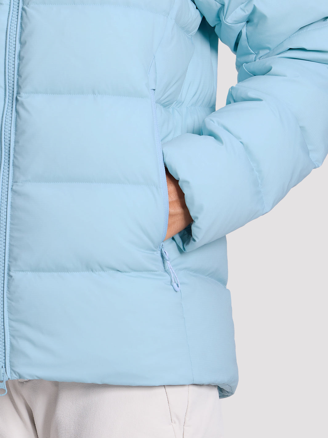 POLARIS Women's 800 Fill Goose Down Hooded Jacket Pioneer Camp