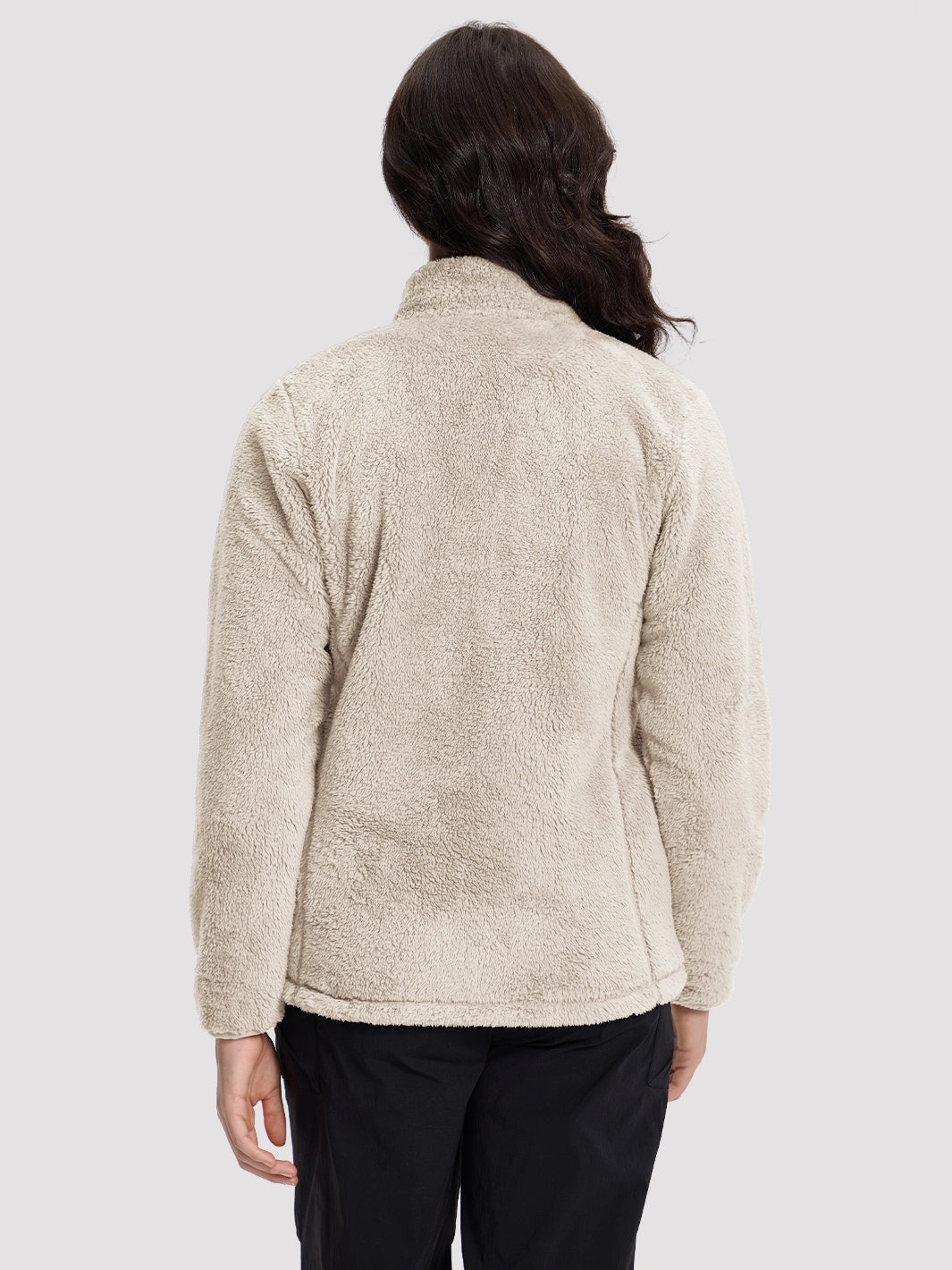 Women's Stand-Collar Coral Fleece Jacket PIONEER CAMP